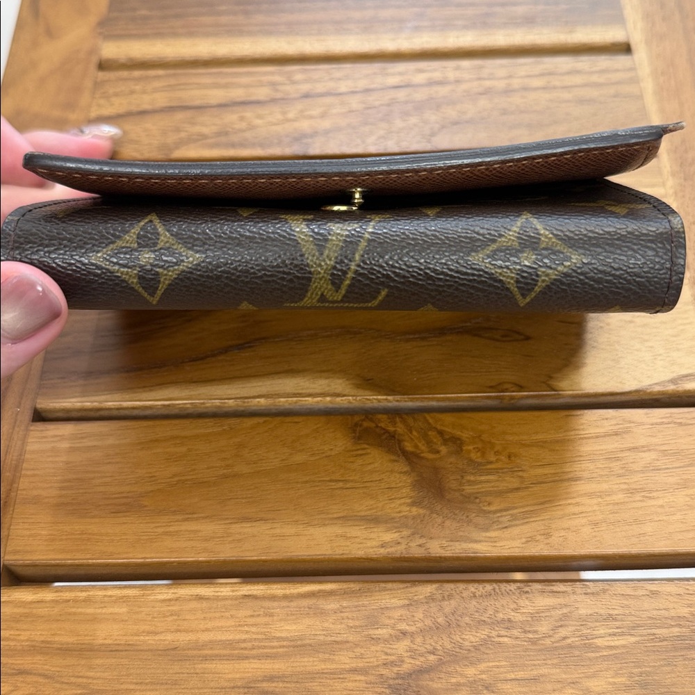 Louis Vuitton Brown and Gold Monogram Wallet - Picture 10 of 13